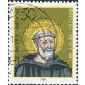 GERMANY, St Benedict of Nursia, 480-543, yellow...