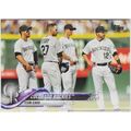 2018 Topps Colorado Rockies team set with updat...
