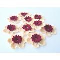 Flower appliques #F034 embellishments 10 pieces...