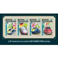 CENTRAL AFRICA 2016 SHEET MNH EUROPEAN HIGH SPE...