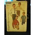 Simplicity 2783 Boy's Dress Shirt & Sport Shirt...