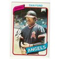 1980 Topps baseball card 20 Dan Ford - Angels