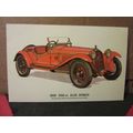 1932 1750cc ALFA ROMEO veteran car unused postc...