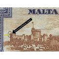 1935 KGV SILVER JUBILEE - MALTA 2½d SG211 DOWNW...