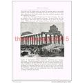 Temple of Vesta, Paestum, Italy, Book Illustrat...