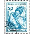 ROMANIA, Ioan, Prince of Wallachia, blue 1974, ...