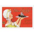 Poster Art Print The Lady Boots & Shoes Edwardi...