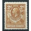 Northen Rhodesia 1925 SG4 2d Yellow-Brown Mount...