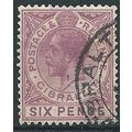 Gibraltar 1926 SG97a 6d Bright Purple & Magenta...