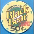 Black Bear. 50¢ Casino Chip. Carlton, MN. W90.