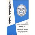 CARDIFF CITY v BLACKBURN ROVERS LEAGUE DIVISION...