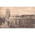 Vintage GB postcard - Tideswell Church, Derbyshire