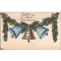 Vintage USA PC - Wishing You A Merry Christmas