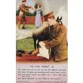 BAMFORTH PUBLISHED SONG CARD "TO THE FRONT" SER...