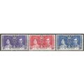 St Vincent 1937 Coronation Set SG146-148 Mounte...