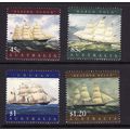 AUSTRALIA 1998 MARITIME HERITAGE SET 4 VALS U/M...