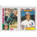 TWO 1984 Topps Gary Carter cards #450 & #9 All ...
