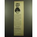 1960 Save the Children Federation Ad - Lonely, Hungry, Cold