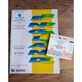 1990 England vs Brazil – Programme & Ticket