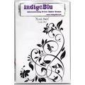 Indigoblu. Floral Swirl Stamp Set. Stamping Car...