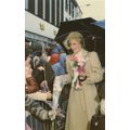 Princess Diana Royal Umbrella in Rain at St Dav...