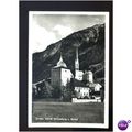 Switzerland ZERNEZ Church Postcard by Grass
