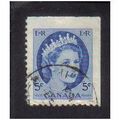 1954 canada queen elizabeth11 5c f/u sg467b