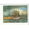 Sailing Ship MOLIERE Art Postcard by La Palette...