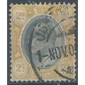 Transvaal 1908 SG269 2/- Black & Yellow Fine Us...