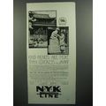 1930 NYK Line Cruise Ad - Kind Hearts Are More