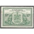 Canada 1946 S15 10c Green Special Delivery Moun...