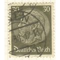 Germany 1934 - 30pf olive green - President Von...
