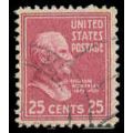 Used 829 25c William McKinley Just Clears M08092