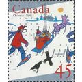 CANADA, CHRISTMAS, Travelling through the snow,...