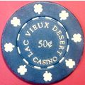Lac Vieux Desert. 50¢ Casino Chip. Watersmeet, ...
