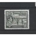 Turks&Caicos.SG202a 1s Raking Salt (Grey-Olive)...