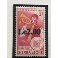 Sierra Leone 1965 L2 on £1 Forces Bugler Unmoun...