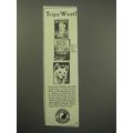 1930 Northern Pacific Railway Ad - Trips West!