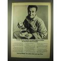 1968 Seabord World Airline Ad - Carmen Tortora Handles