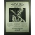 1987 Dean Witter Investments Ad - What if Your Name is Schmidt?