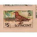 Grenadines St Vincent QEII 1974 Birds $5 Ruddy ...