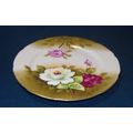 Lefton Brown Heritage Floral Dinner plate 2222 ...