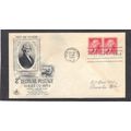 FDC Art Craft 1033 2c Thomas Jefferson Pair (Ca...