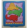 1992 Wendys Dino Games Under 3 Blue Dino Puzzle