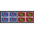 Andorra Fr. Post Horn Europa CEPT 2v Blocks of ...