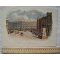 Vintage: coloured engraving - College Green, Du...