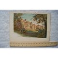 Vintage: coloured engraving - Sandingham House