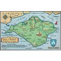 Map - Isle of Wight, All England in Miniature, ...