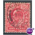 GB stamps 1902-10 KEV11 - 1d SG219 Bromley 11