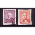 CANADA 1952 PRIME MINISTERS SG 444/445 SET 2 VA...